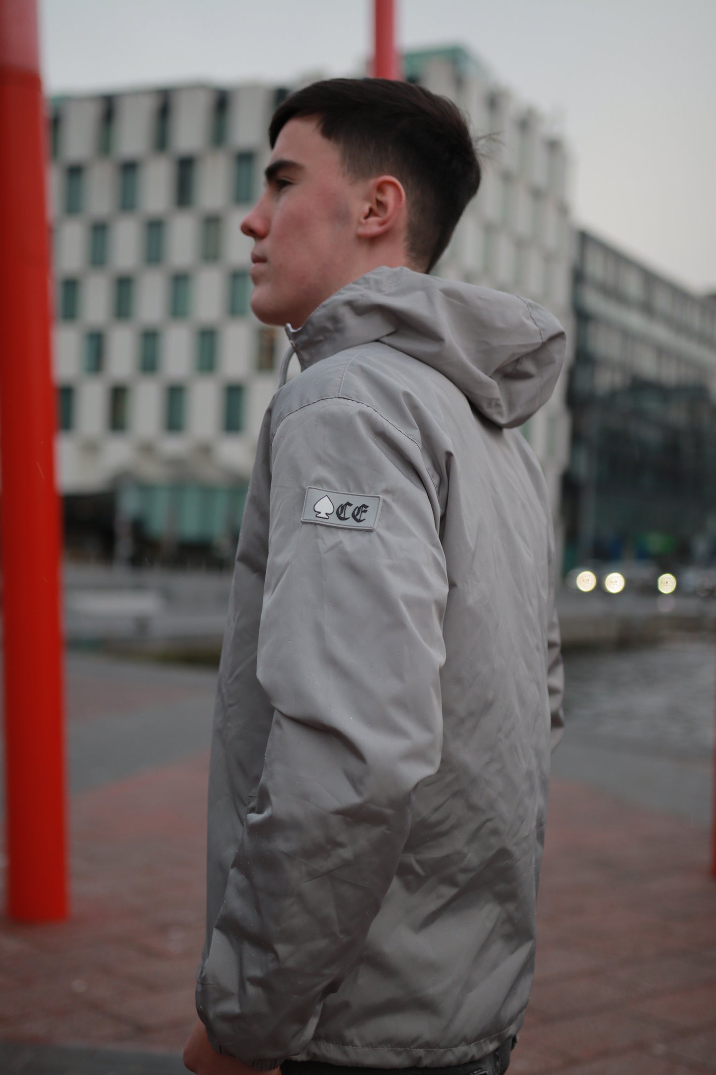 SPACE GREY WINDCHEATER JACKET