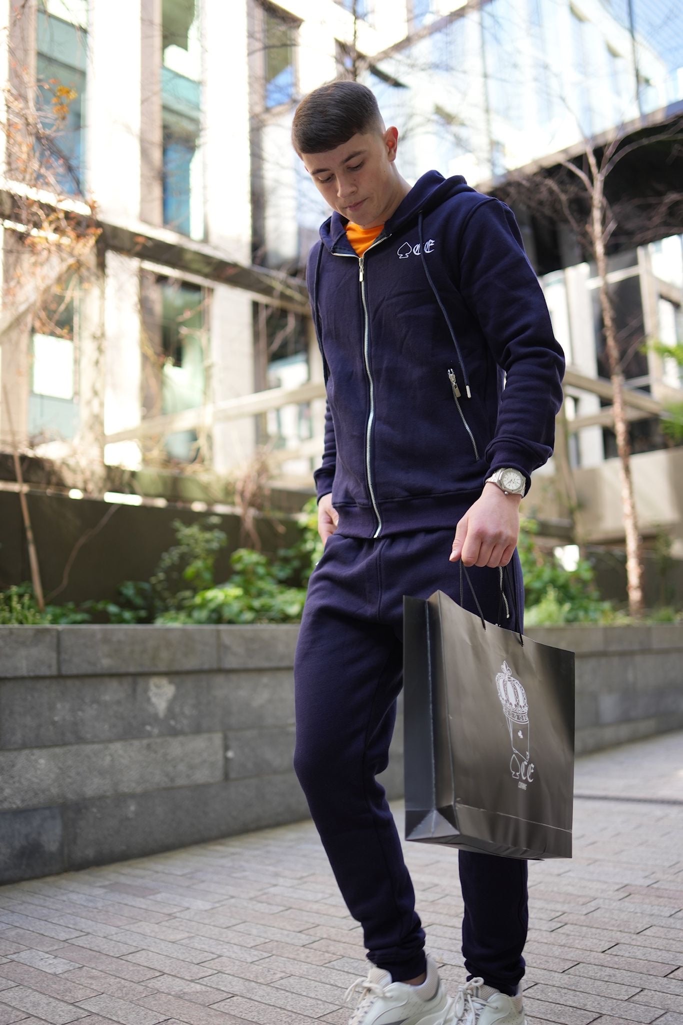 ACE FULL ZIP NAVY TECH BOTTOMS