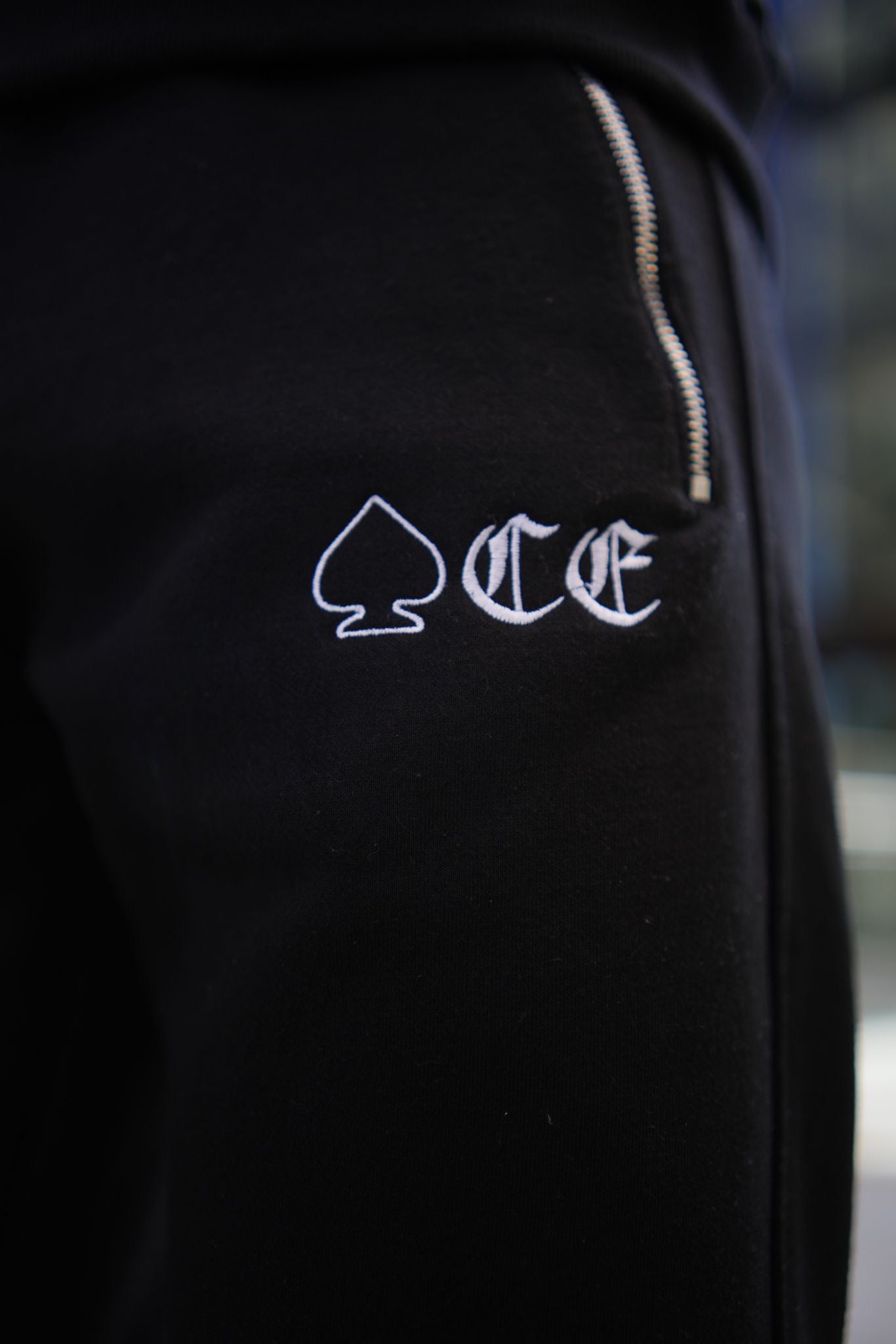 ACE FULL ZIP BLACK TECH BOTTOMS