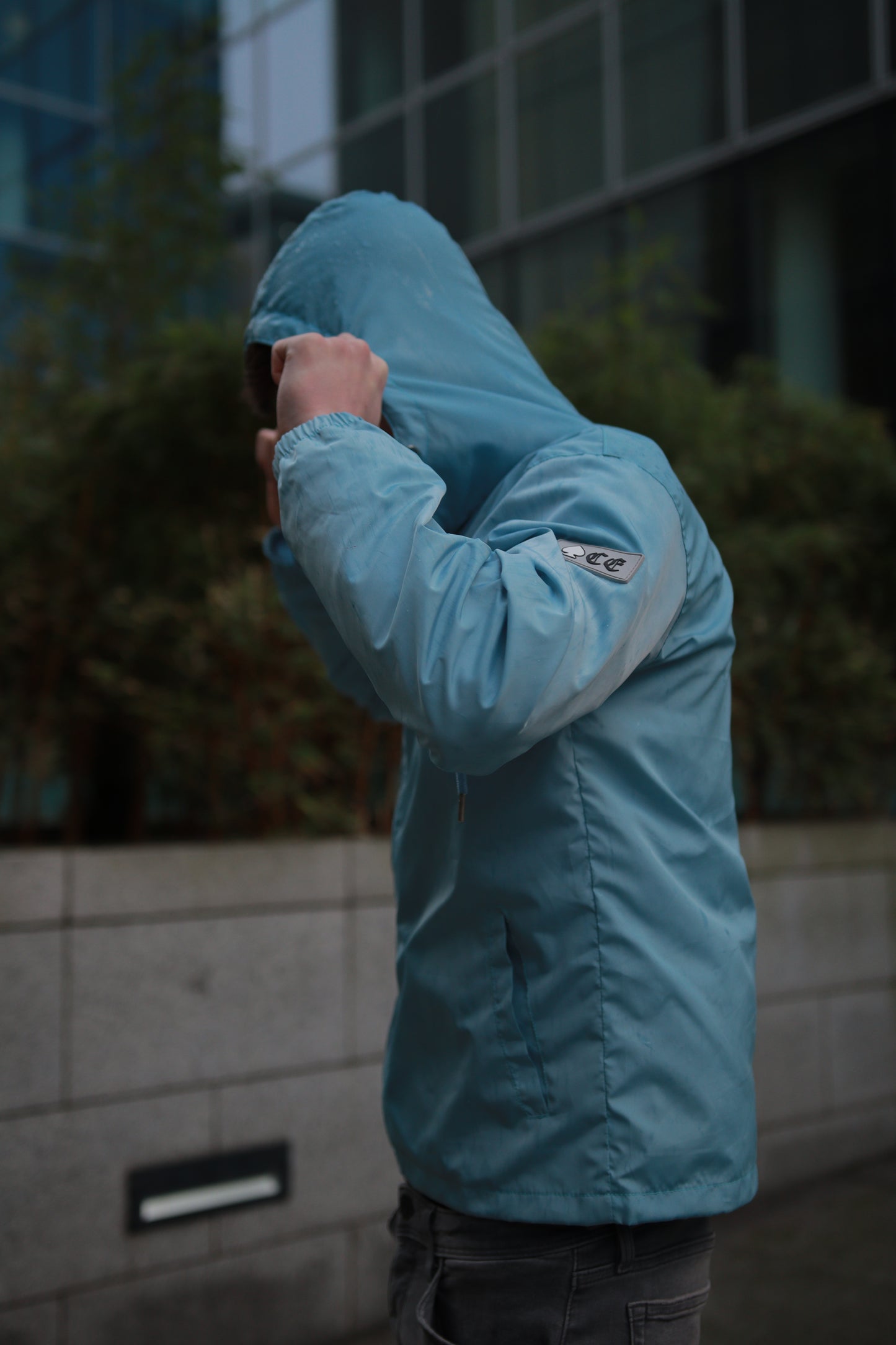 BLUE WINDCHEATER JACKET